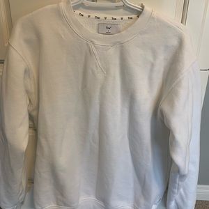 white tna crewneck